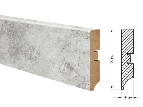 Плинтус МДФ «ProfBuild» профиль А1, мокрый шёлк