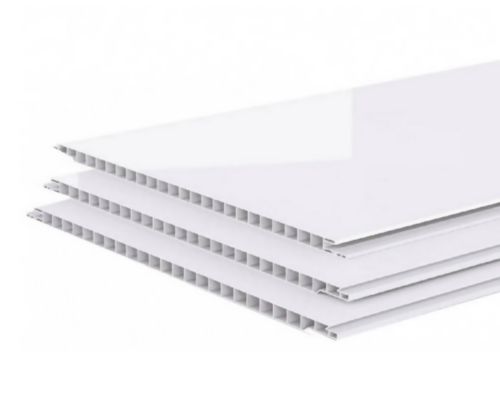 Панель ПВХ «Век» 2,7×0,5м. Белая матовая –  пластиковые панели .