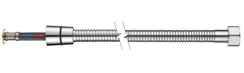 Шланг для душа с защитой от разрыва, хром