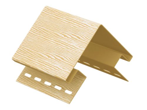 Наружный угол для сайдинга «TimberBlock», дуб золотой
