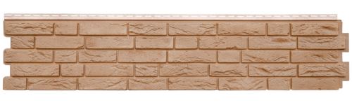 Формованный сайдинг «ЯФАСАД», демидовский кирпич, янтарь