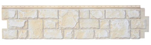 Формованный сайдинг «ЯФАСАД», екатерининский камень, слоновая кость