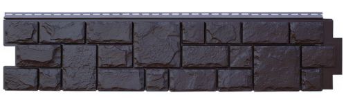 Формованный сайдинг «ЯФАСАД», екатерининский камень, уголь