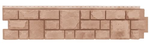 Формованный сайдинг «ЯФАСАД», екатерининский камень, янтарь