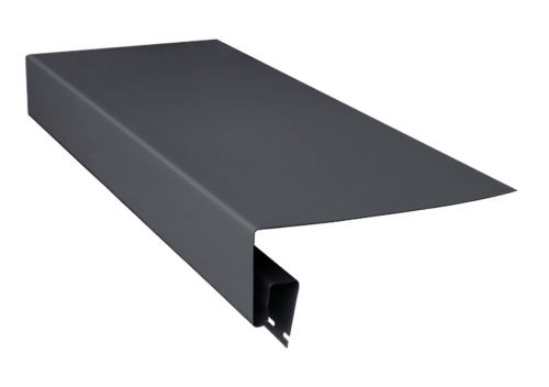 Планка приоконная широкая «ЯФАСАД», графит