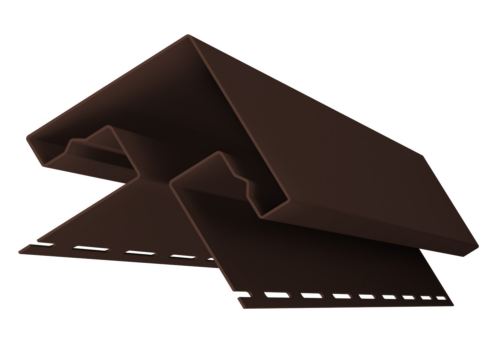 Прямой наружный угол «ЯФАСАД», тёмный дуб