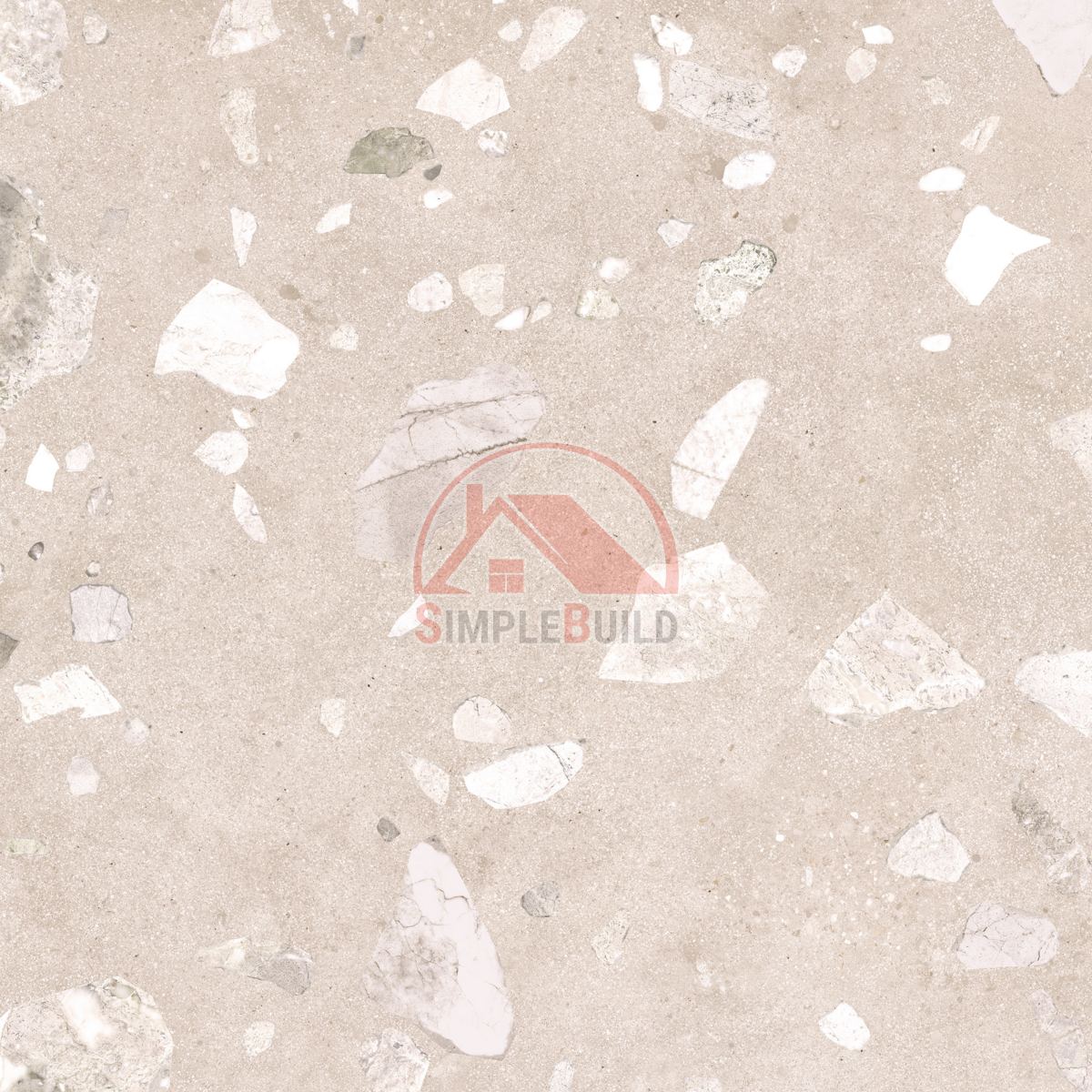 Керамогранит «Gracia Ceramica», Терраццо бежевый сахар, 60×60. Купить ...