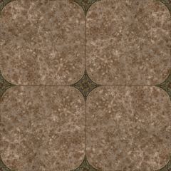 Напольная плитка «Beryoza Ceramica», Осло коричневая. Раскладка (4 плитки)