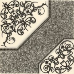 Напольная плитка «Beryoza Ceramica», полонез белая, 41.8×41.8
