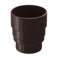 Переходная муфта водосточной трубы «Дёке Люкс», шоколад