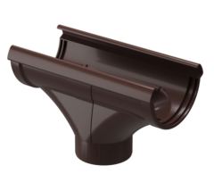 Воронка водосточная «Дёке Люкс», шоколад