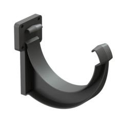Кронштейн желоба ПВХ «Дёке Люкс», графит