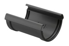 Муфта водосточного желоба «Дёке Люкс», графит