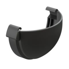 Заглушка желоба «Дёке Люкс», графит