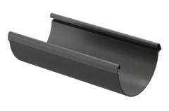 Желоб водосточный 140 мм «Дёке Люкс», графит