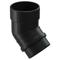 Колено 45° «Дёке Люкс», карбон