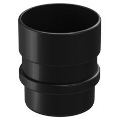 Муфта водосточной трубы «Дёке Люкс», карбон