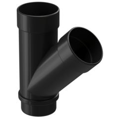 Тройник 45° «Дёке Люкс», карбон