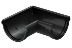 Угол 90° водосточного желоба «Дёке Люкс», карбон