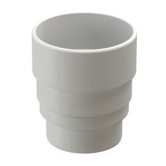 Переходная муфта водосточной трубы «Дёке Люкс», пломбир