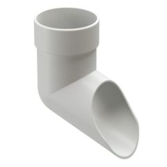 Наконечник водосточной трубы «Дёке Люкс», пломбир