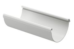 Желоб водосточный 140 мм «Дёке Люкс», пломбир