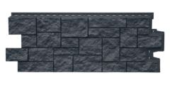 фасадная панель «Grand Line Classic», дикий камень графит