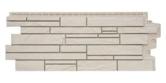 фасадная панель «Grand Line Classic», скала молочная
