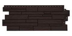 фасадная панель «Grand Line Classic», скала шоколадная