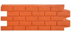фасадная панель «Grand Line Classic», состаренный кирпич терракотовый