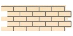 фасадная панель «Grand Line Design», состаренный кирпич бежевый