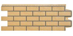 фасадная панель «Grand Line Design», состаренный кирпич песочный