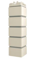 угловой элемент для панели «Grand Line Design», клинкерный кирпич молочный