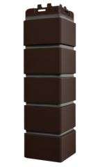 угловой элемент для панели «Grand Line Design», клинкерный кирпич шоколадный