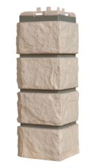 угловой элемент для панели «Grand Line Design», колотый камень бежевый