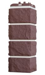 угловой элемент для панели «Grand Line Design», колотый камень каштан