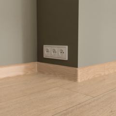 плинтус ПВХ «Ideal» серия «Классик», дуб европейский