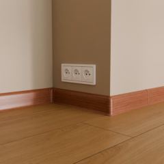 плинтус ПВХ «Ideal» серия «Классик», ольха