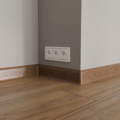 плинтус ПВХ «Ideal» серия «Классик», падук