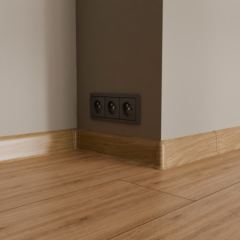 плинтус ПВХ «Ideal» серия «Классик», сосна золотистая