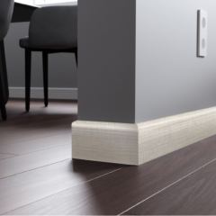 Плинтус МДФ «ProfBuild» профиль А1, дуб белёный