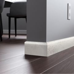 Плинтус МДФ «ProfBuild» профиль А1, слэт уайт