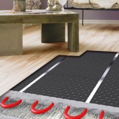 Подложка рулонная из EVA под ламинат для тёплых полов