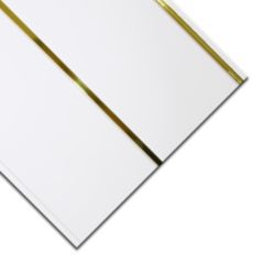 панель потолочная ПВХ двухсекционная, золото
