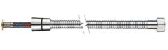 Шланг для душа с защитой от разрыва, хром
