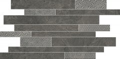 Декор к керамограниту «Керама Марацци Ламелла» тёмно-серый, 25×50.2 (SBM011\SG4585)