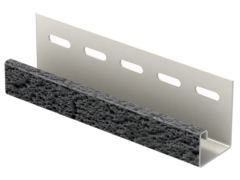 J-профиль «Stone House», клинкер Нордик графитовый