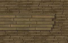 Сайдинг винил+ «Ю-Пласт Стоун Хаус» ригельный кирпич, латунь