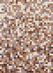 Глянцевая панель «Век», мозаика коричневая (фрагмент)