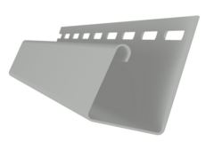 J-профиль 7/8 дюйма «ЯФАСАД», серый